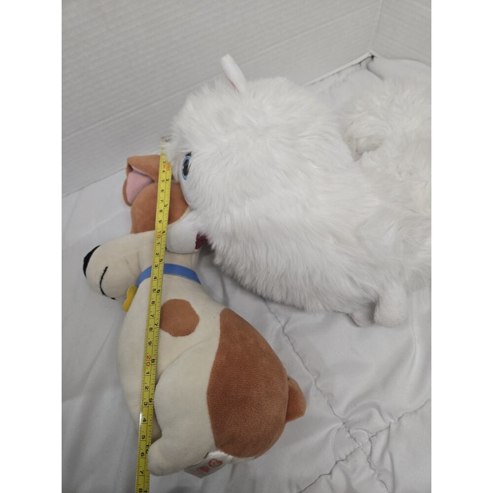 The Secret Life Of Pets Max Gidget Plush Dogs Retired Stuffed Animal - Picture 9 of 9